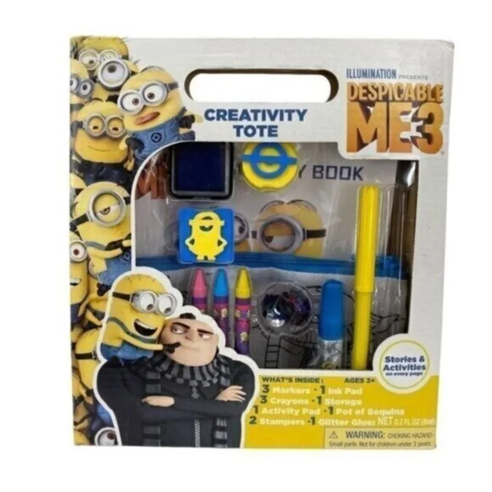 Despicable Me 3 Minions Creativity Tote Set